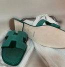 Sandália Hermès Oran Lizard Original Sem Uso