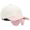 Fendi Hat Visor Natural/Pink Original Usado